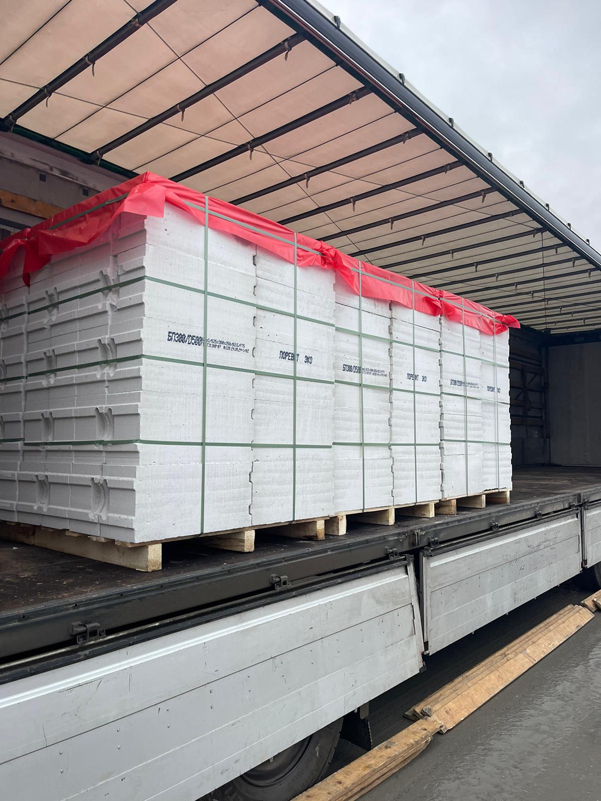 Газобетон ПОРЕВИТ D400 B2.5 625x300x250